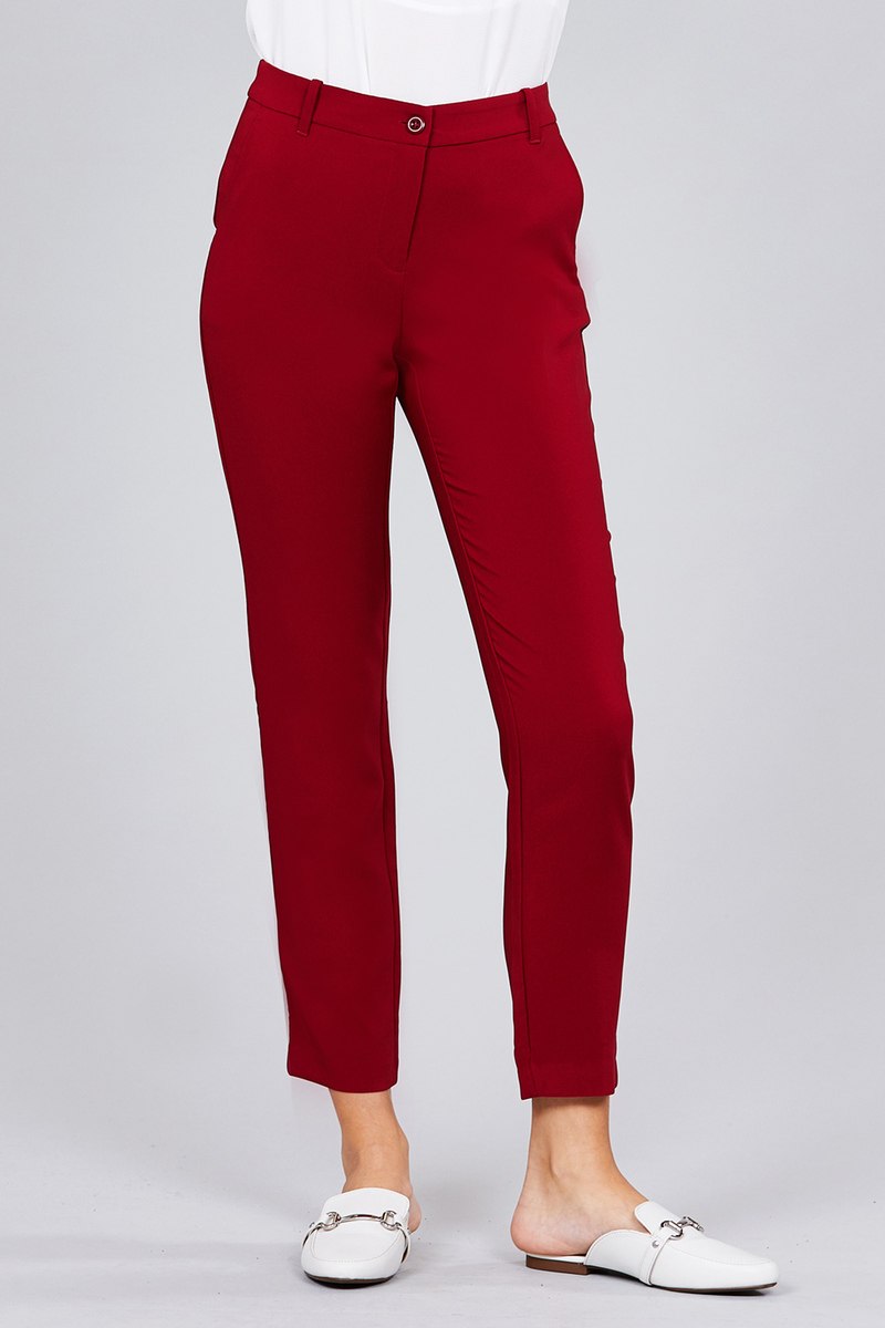 Side Pocket Classic Long Pants
