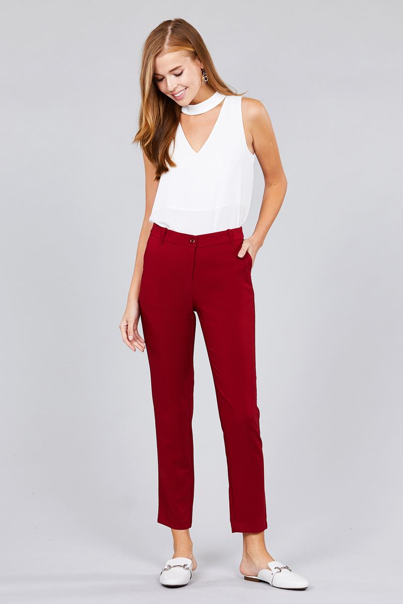 Side Pocket Classic Long Pants