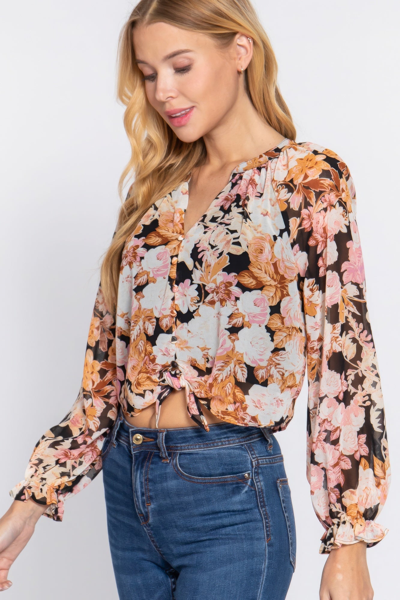 Floral Woven Blouse