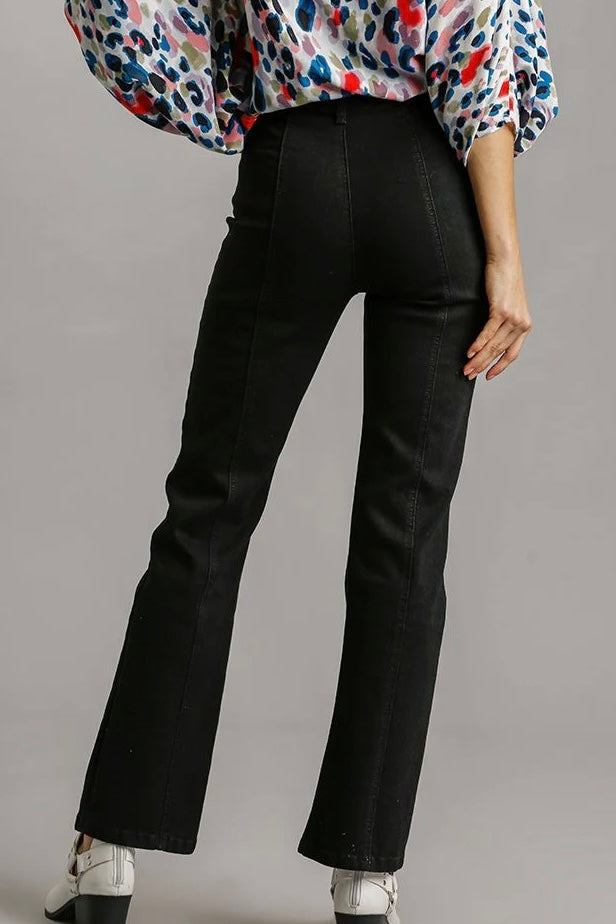 Straight Cut Denim Jeans