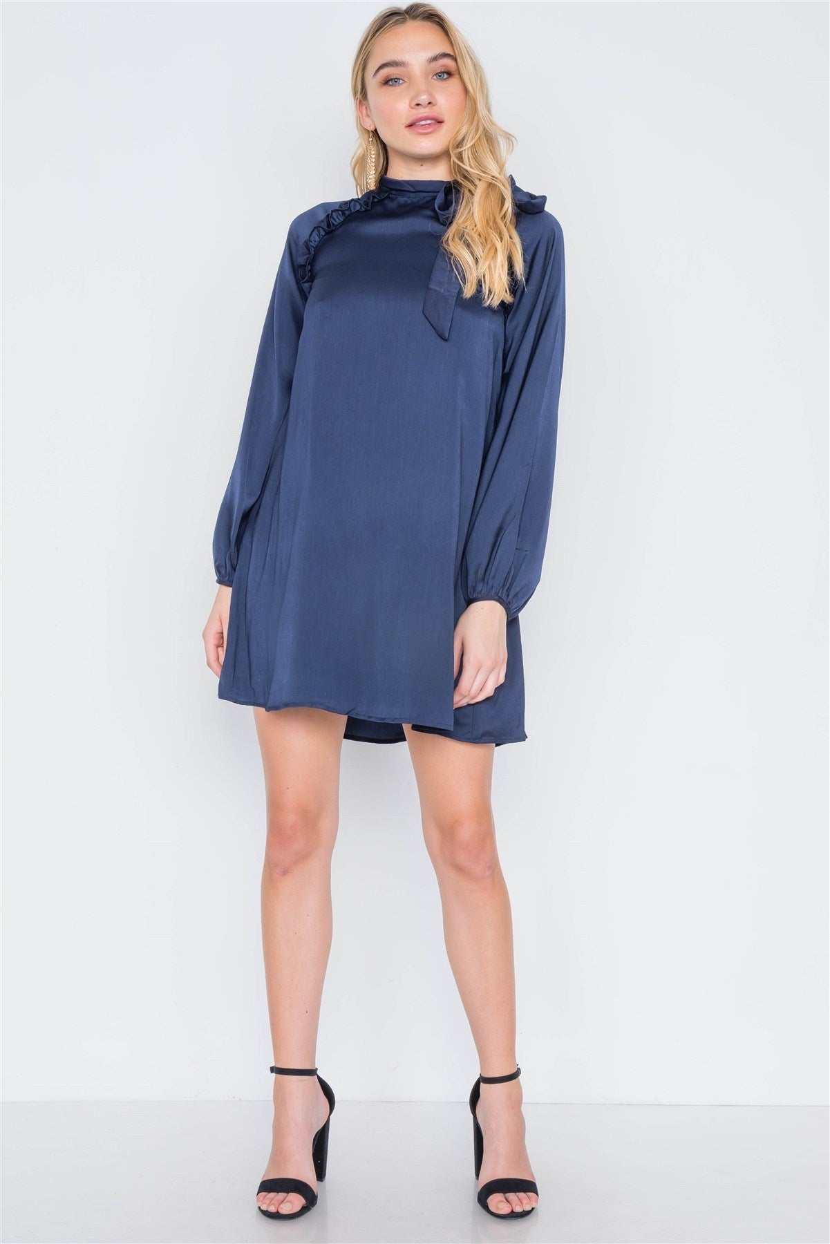 Satin Side Bow Dress