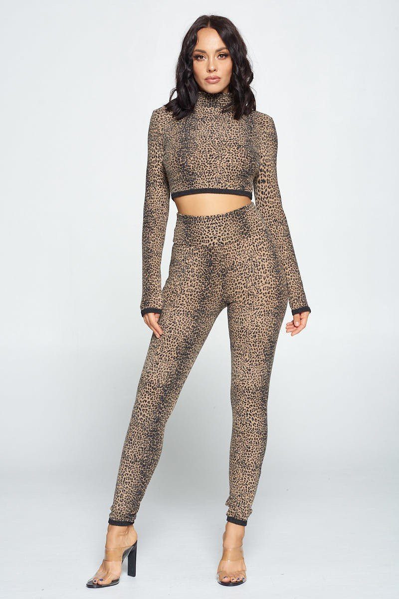 2-Piece Animal Print Set