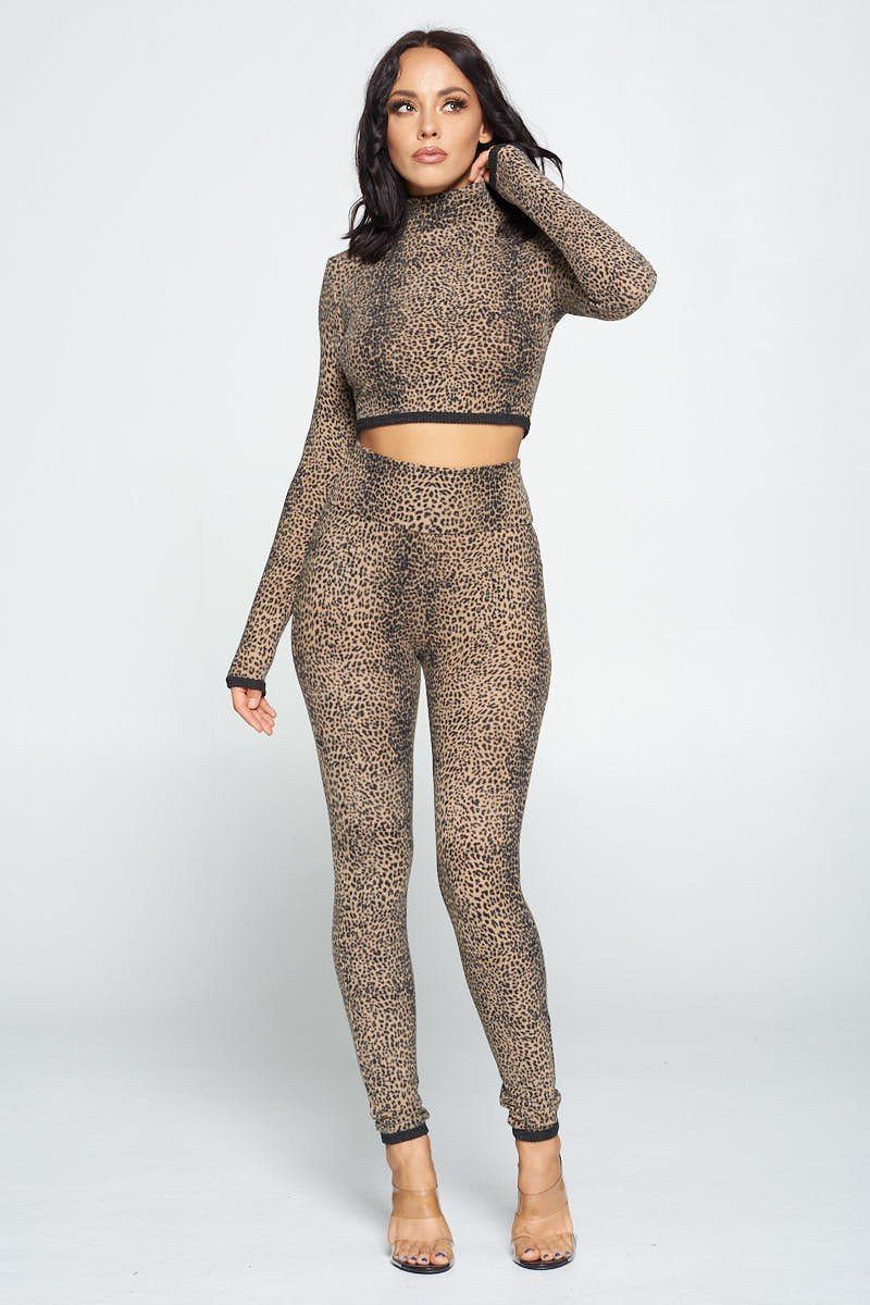 2-Piece Animal Print Set