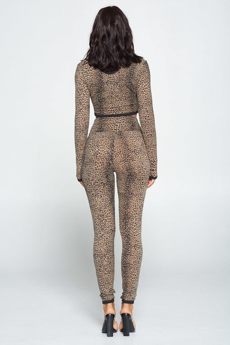 2-Piece Animal Print Set