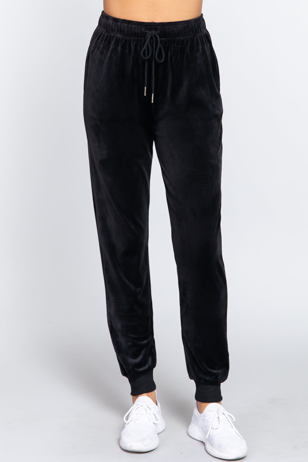 Velour Long Jogger Pants
