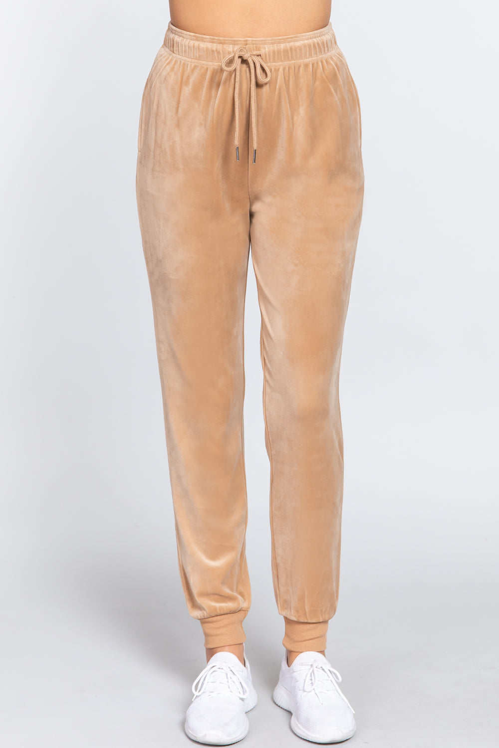Velour Long Jogger Pants
