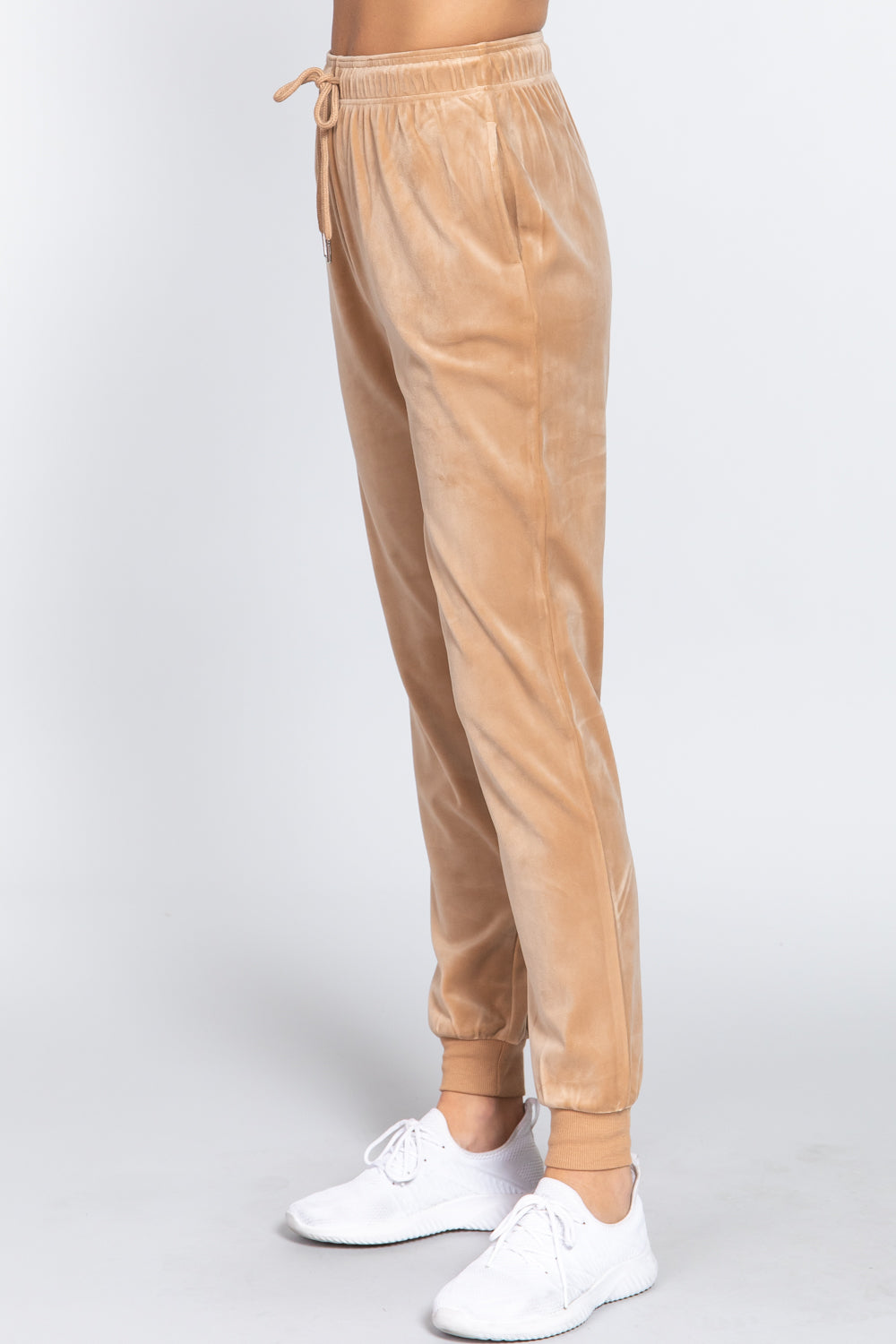 Velour Long Jogger Pants