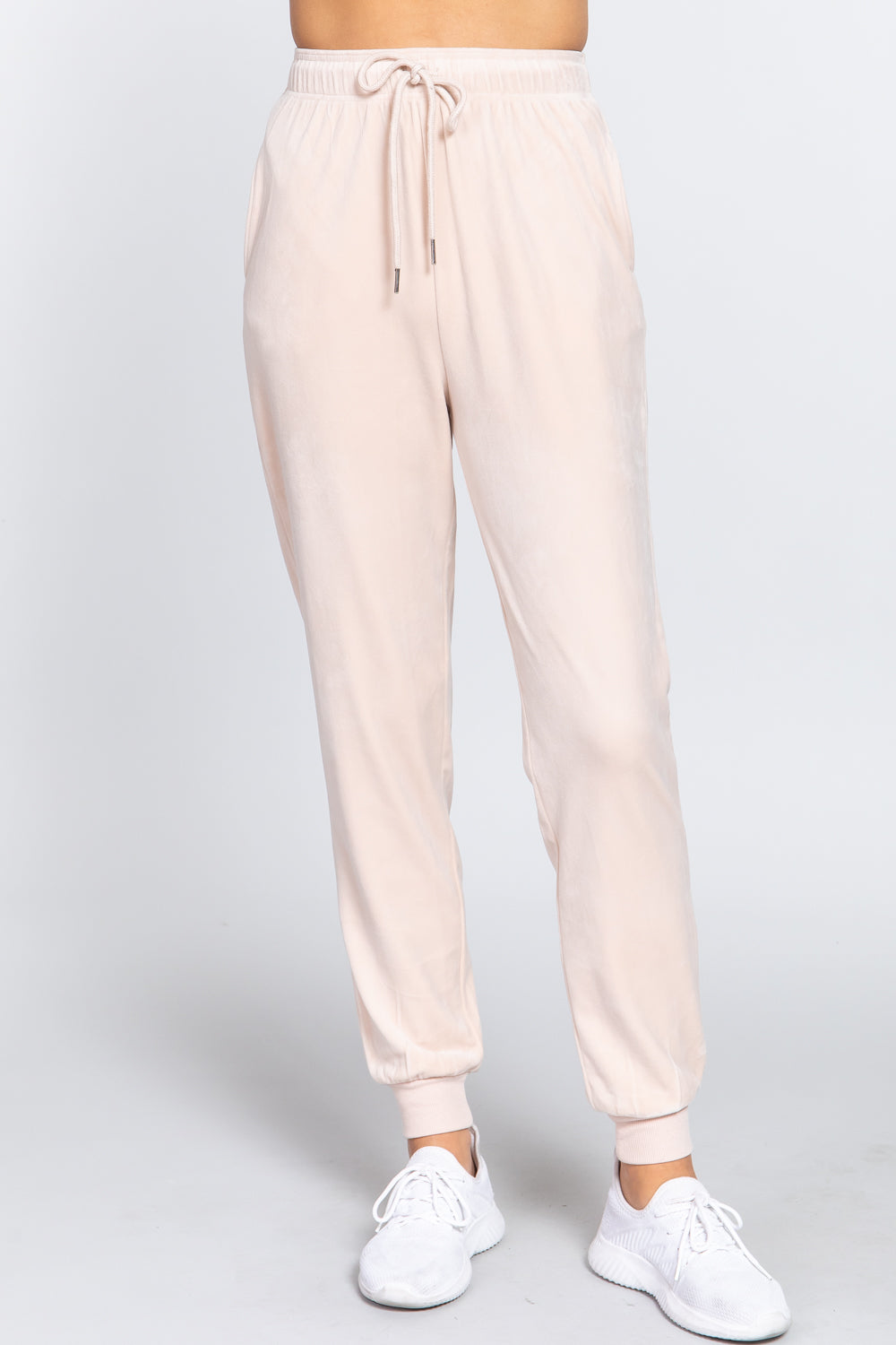 Velour Long Jogger Pants