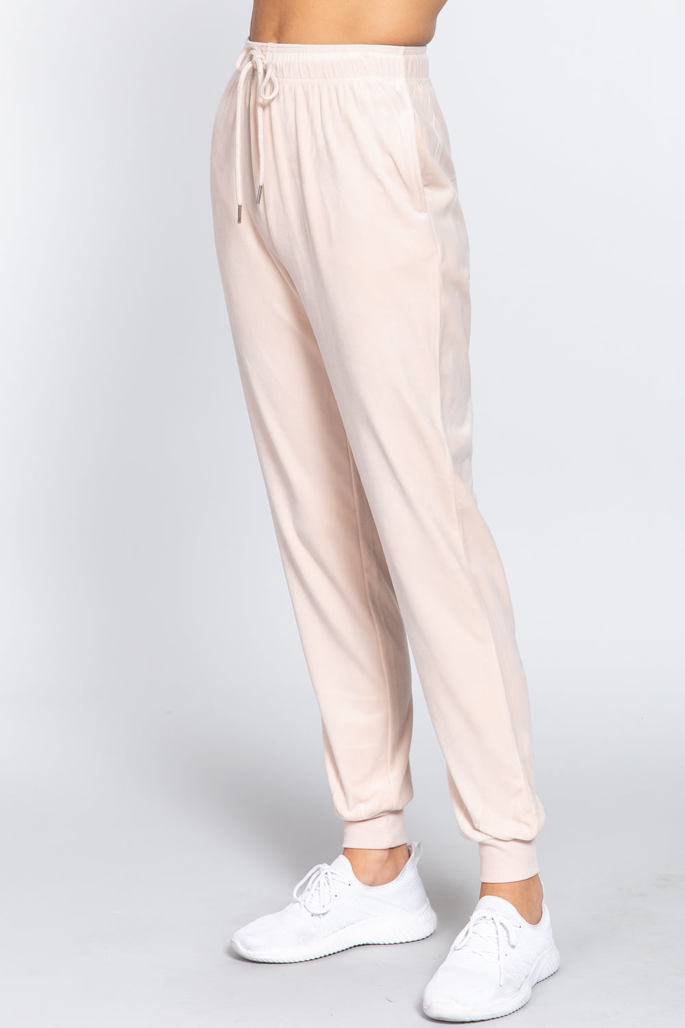 Velour Long Jogger Pants