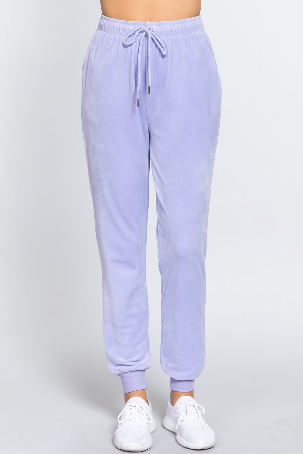 Velour Long Jogger Pants