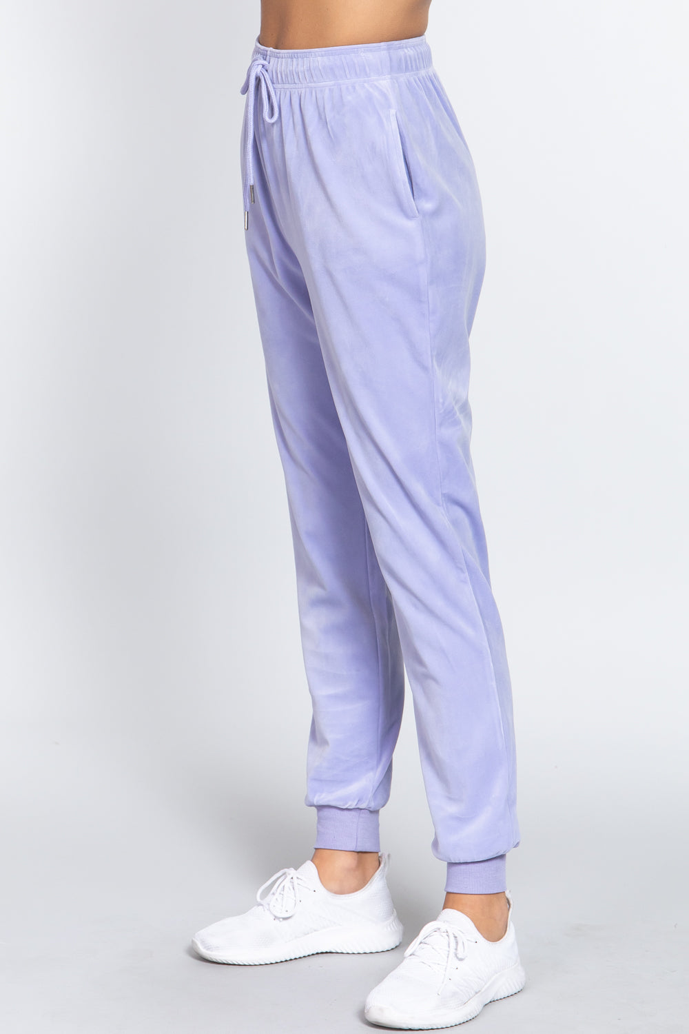 Velour Long Jogger Pants