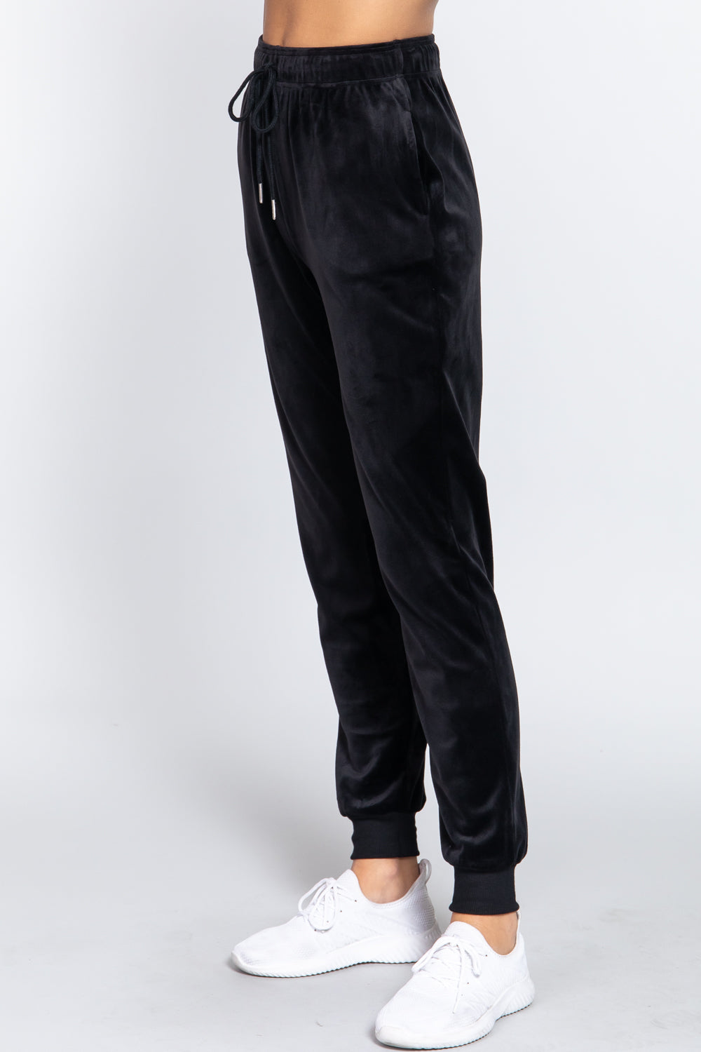 Velour Long Jogger Pants