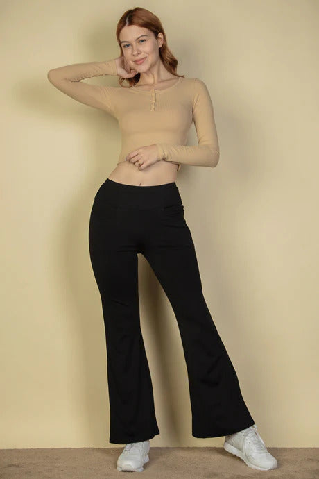 High Waisted Flare Pants