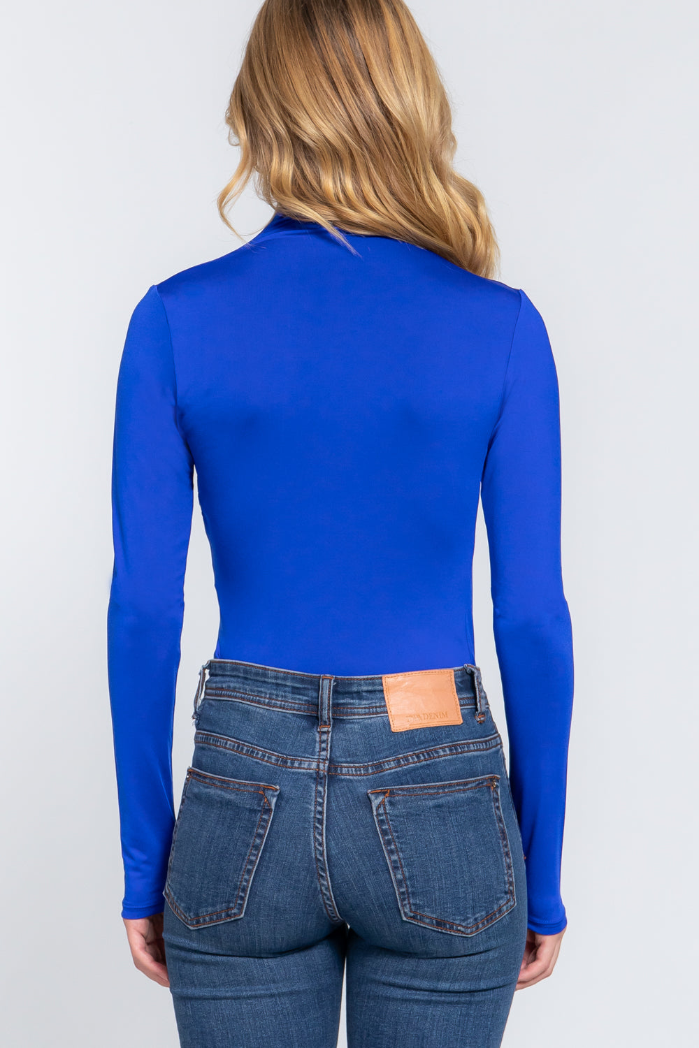 Long Slv High Neck Bodysuit