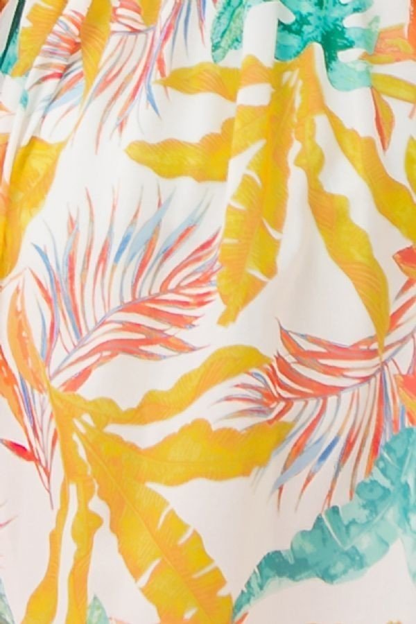 A Printed Woven Maxi Cover Up - Cherry Angel