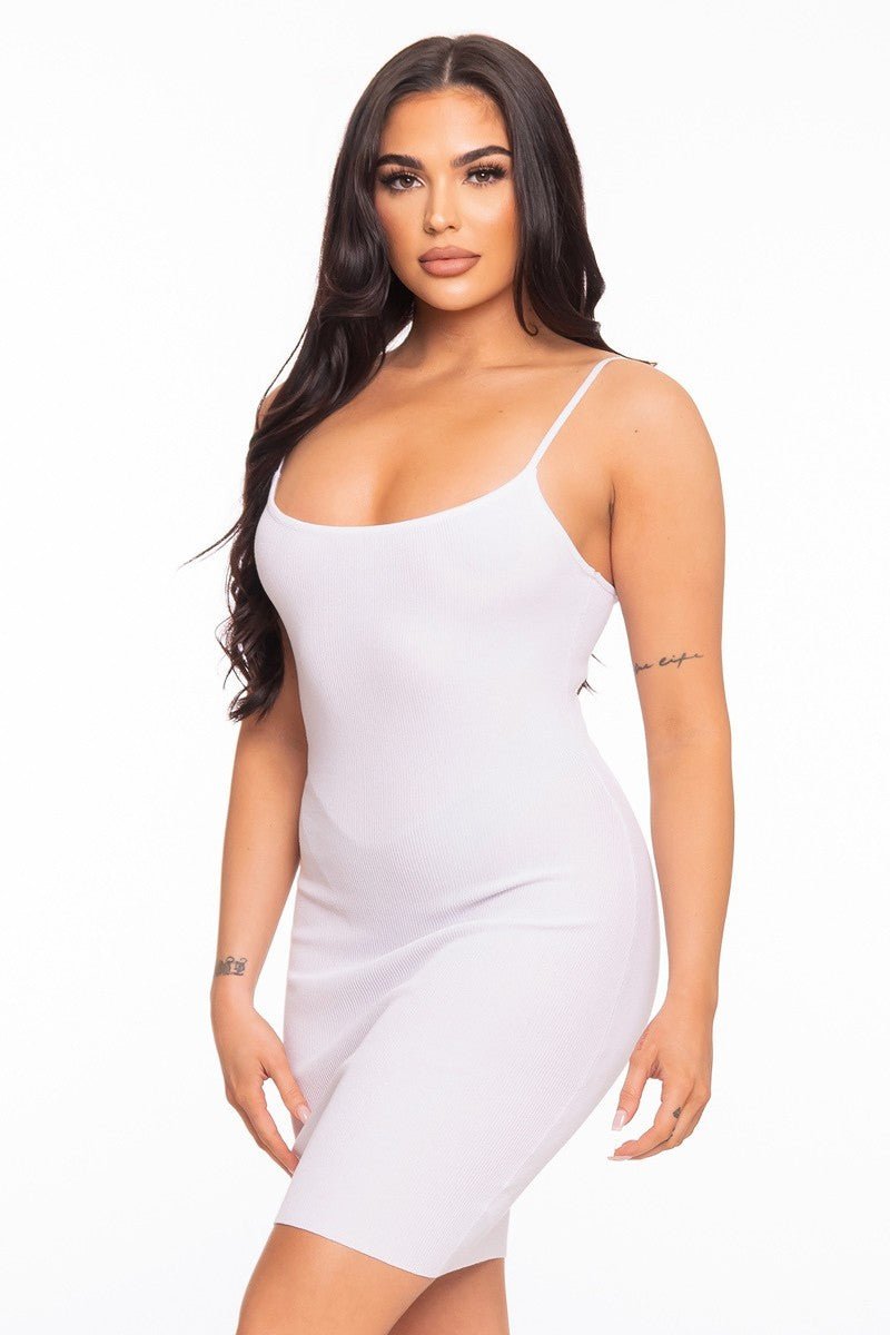 Cami Open Back Mini Dress - Cherry Angel