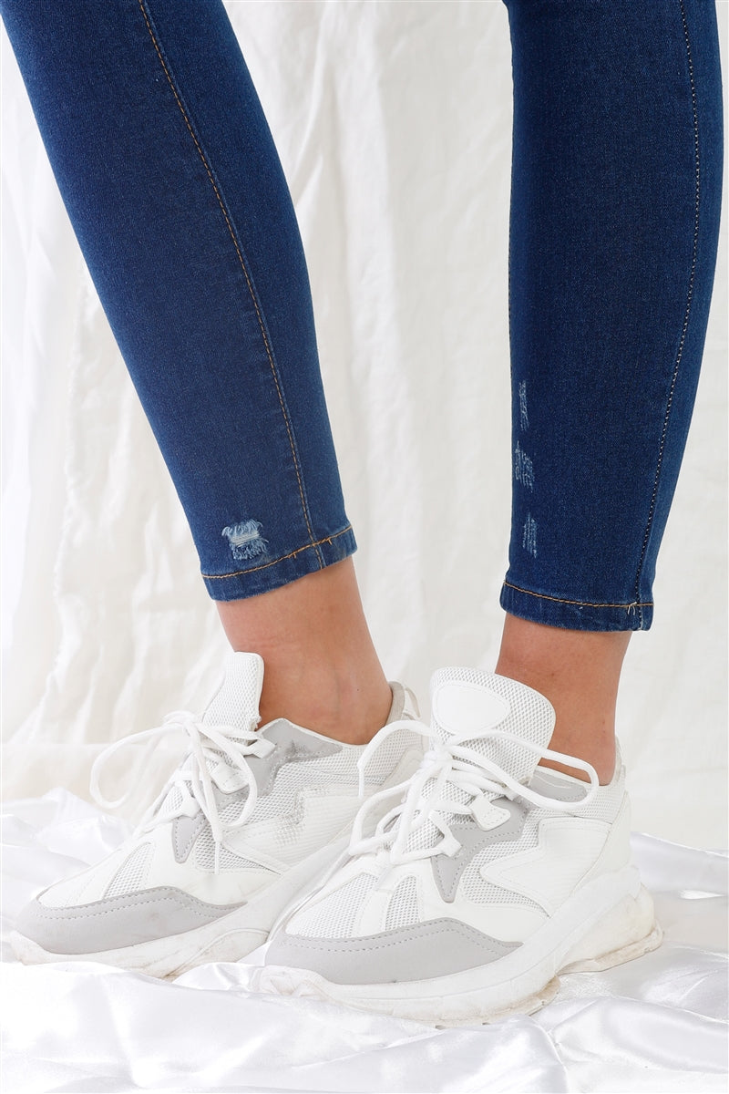 Dark Blue Denim Jeans