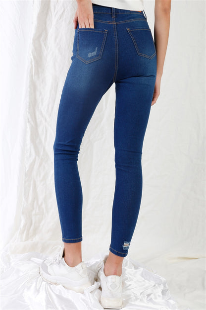 Dark Blue Denim Jeans