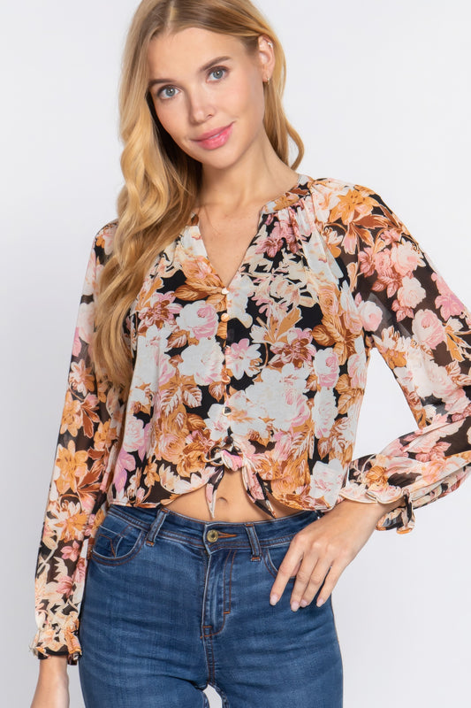 Floral Woven Blouse