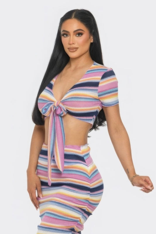 Color Me Mine Beach Sarong Skirt Set