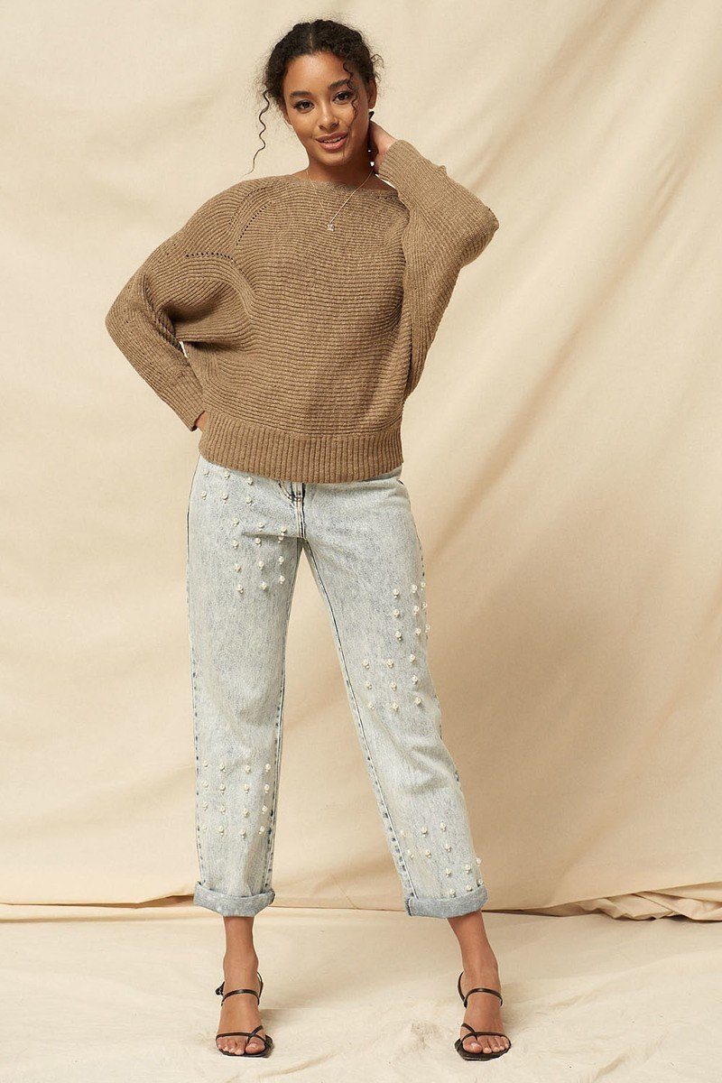 Ribbed Knit Sweater