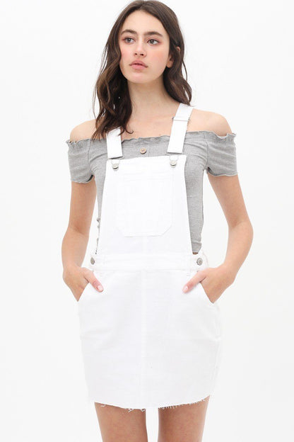 Square Neck Denim Dress