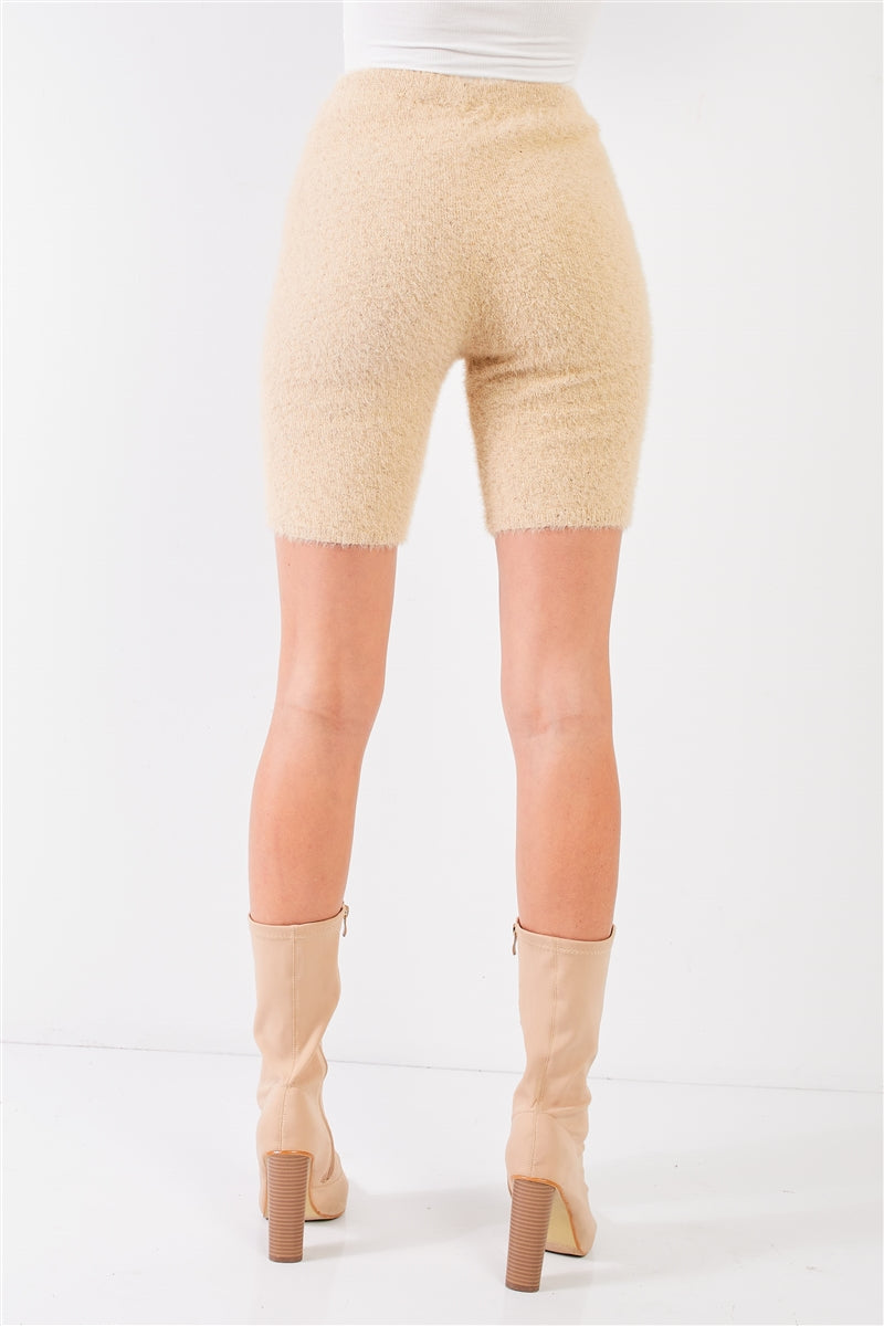 Fuzzy Biker Shorts