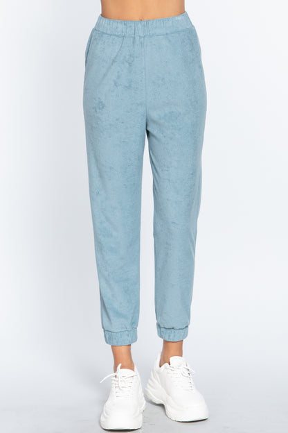 Terry Towelling Jogger Pants