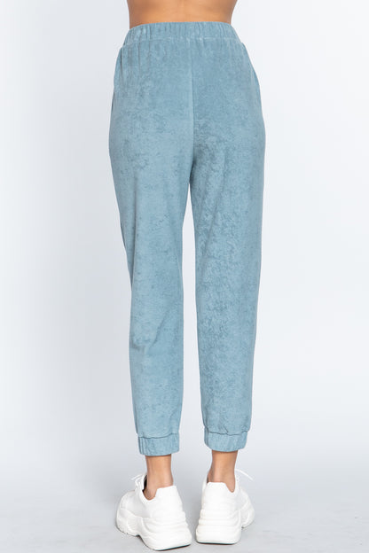 Terry Towelling Jogger Pants