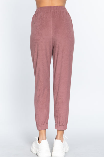 Terry Towelling Jogger Pants