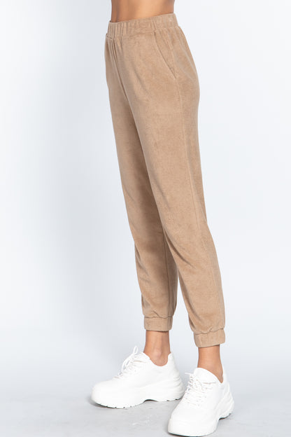 Terry Towelling Jogger Pants