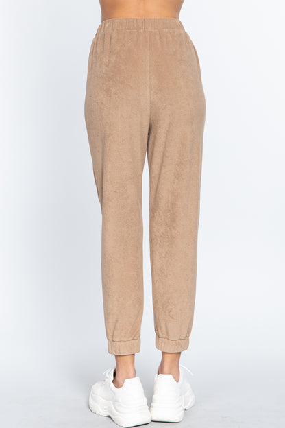 Terry Towelling Jogger Pants