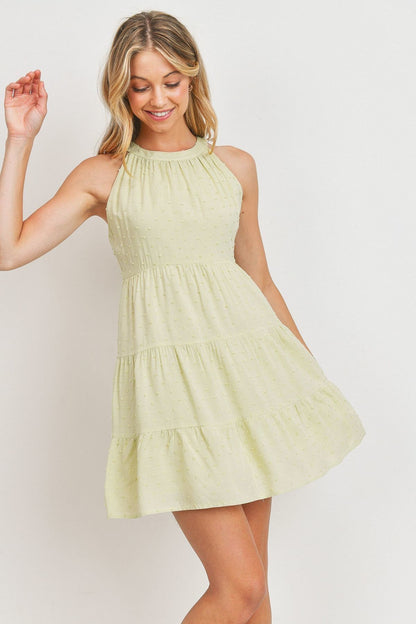 Dotted Swiss Mini Dress