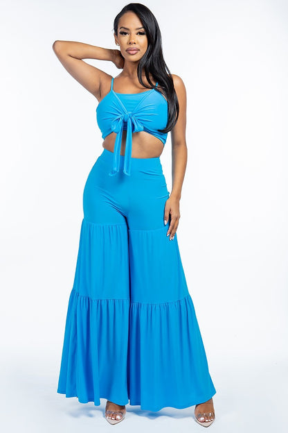 2-Piece Flared Pants Set
