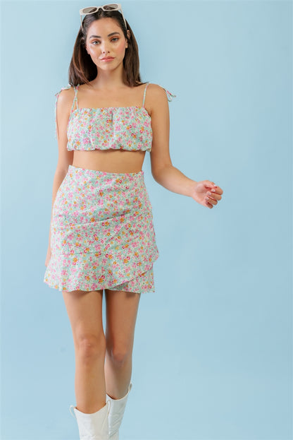 2-Piece Floral Cotton Set