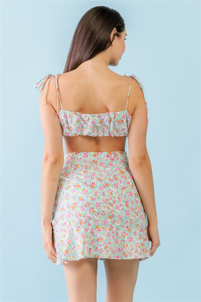 2-Piece Floral Cotton Set