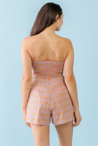 2-Piece Plaid Cotton Set