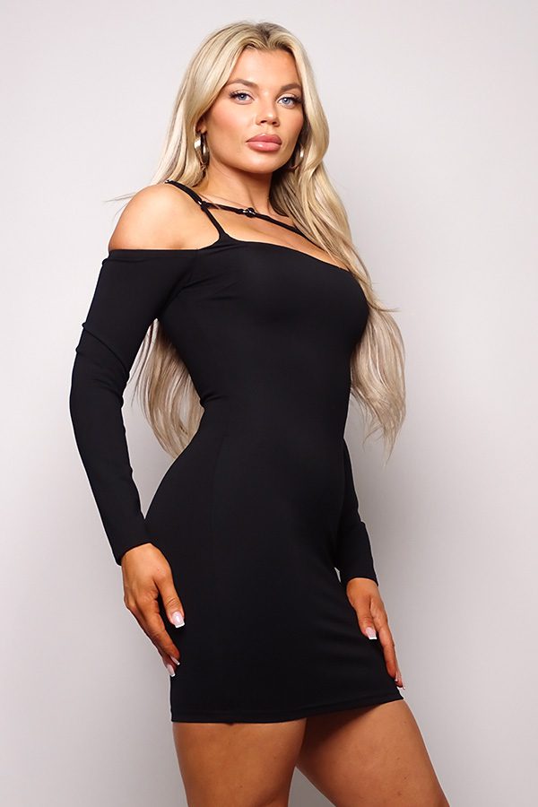 Long Slv Mini Mini Dress