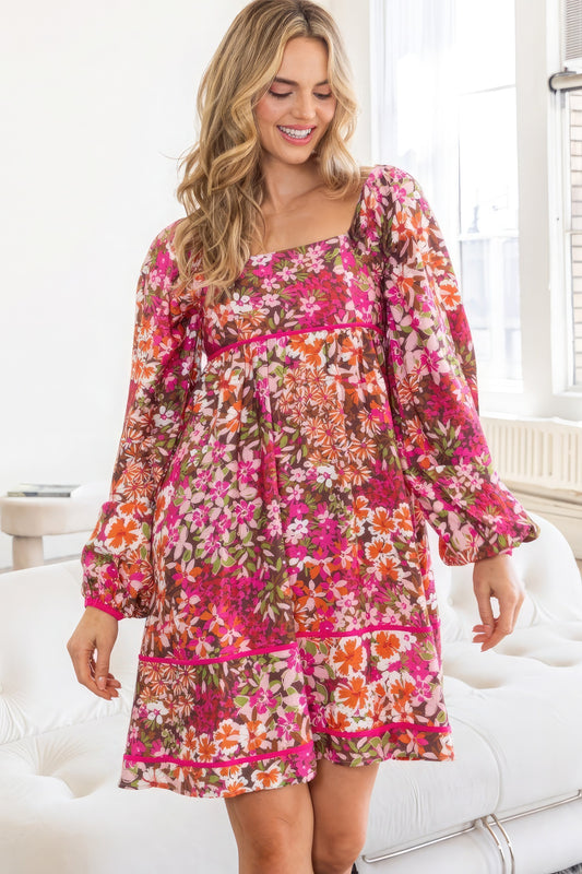 Baby Doll Floral Dress