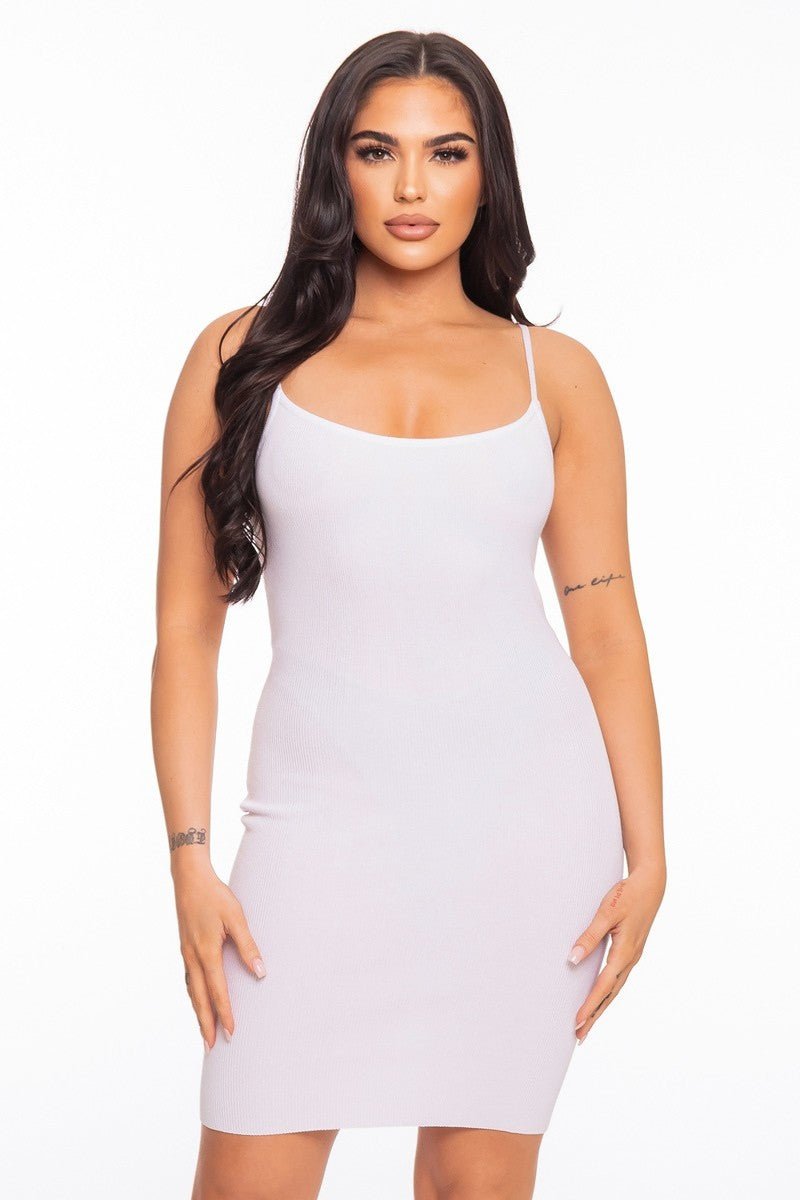 Cami Open Back Mini Dress - Cherry Angel